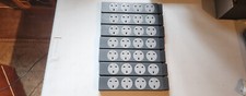 7 x Electrak 4 Gang rotating plug Socket Module