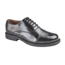 Scimitar M620A Black Leather Capped Oxford Cadet Shoes RAF Parade Office Uniform