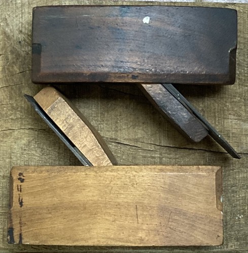 Pair vintage wooden coffin - vintage,