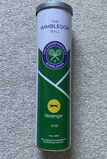 Official Wimbledon 2025 Slazenger Tennis 4 Ball Tin - Unopened (RARE)
