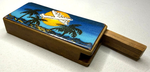 Vintage wooden slide - wooden,