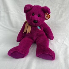 TY BEANIE BUDDIES MILLENIUM BEAR.  1999. VINTAGE.  14 Inches COLLECTABLE