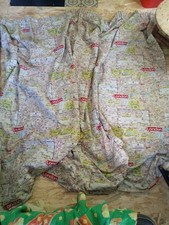 Ready to Hang A Pair Of Winter Lined Very Heavy LONDON print Curtains