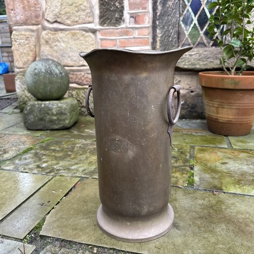 Brass vintage stick holder - stick,