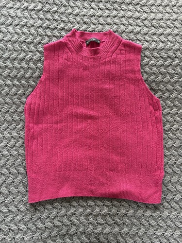 Pink sweater vest size - sweater,