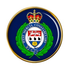West mercia police pin - west, badge