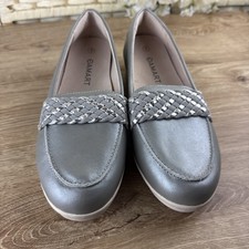 Damart Mule Silver grey Flat