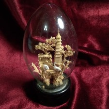 Vintage Chinese Cork Carving