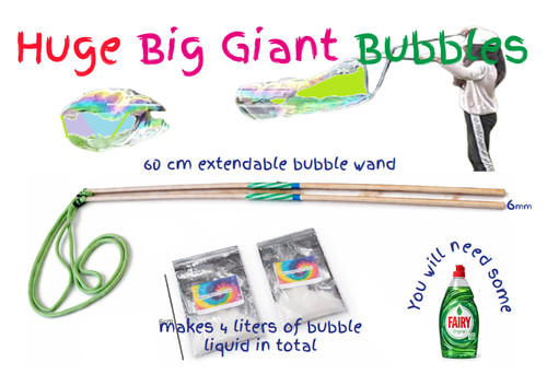 Huge big giant bubble powder - huge,