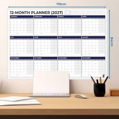2027 dated wall - xl, a0