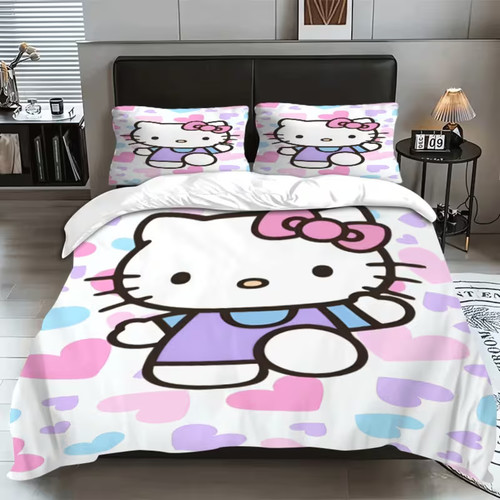 Hello kitty duvet cover set - hello,