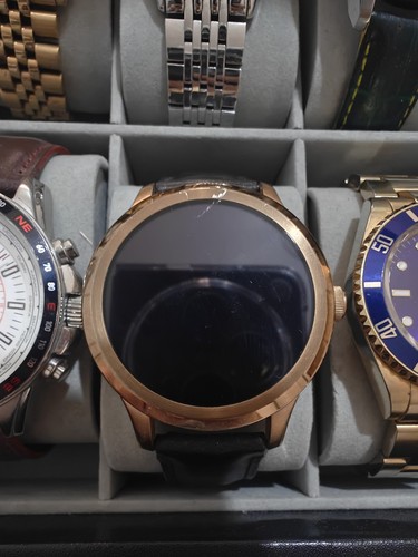 Fossil smart watch - watch, gold