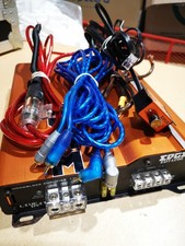 Edge ED71200 Monoblock Amplifier with cables & Bass Controller