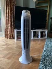 Tower Fan 34" Oscillating 3-Speed with 7-Hour Timer