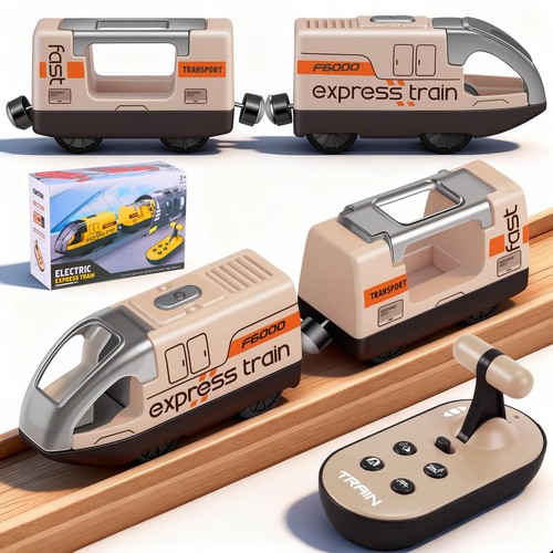 Electric train set motorised - train, set,