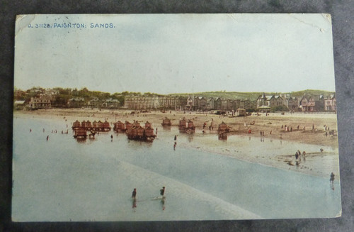 Paignton sands devon vintage - devon.,