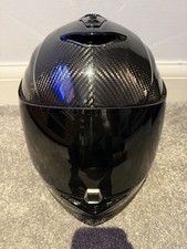 Scorpion EXO-1400 EVO Air Carbon Motorcycle Helmet Size Large Used