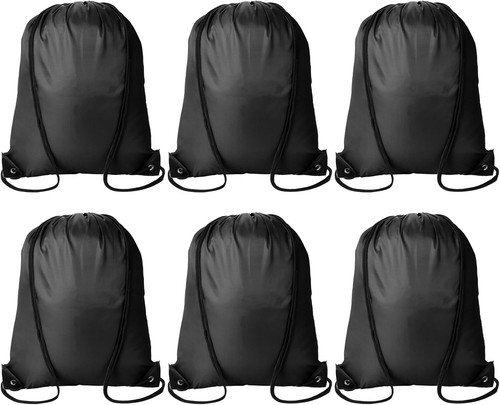 Pack black drawstring - 6,