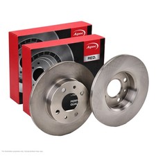 2x APEC Rear Brake Discs For