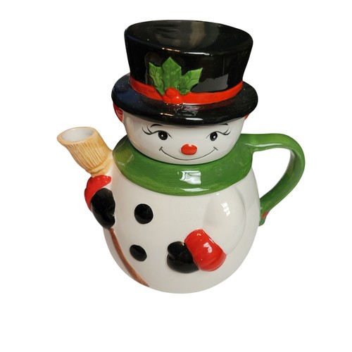 Christmas village snowman - christmas,