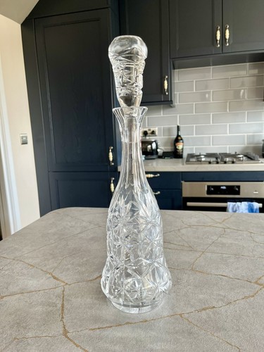 Lead crystal spirit decanter - crystal,