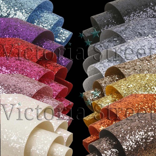Chunky glitter fabric - glitter,