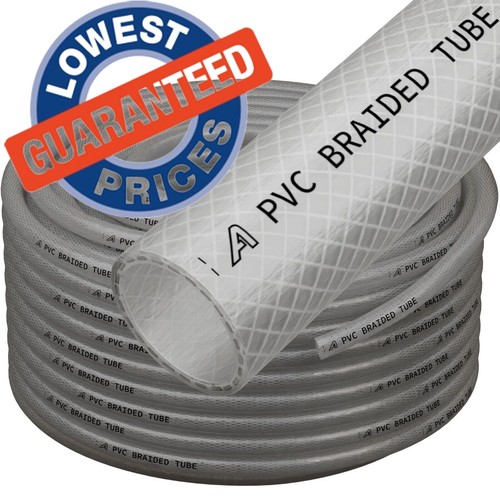 Clear pvc braided - hose, pipe