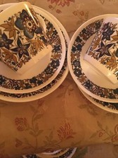 2 X Trio Wedgwood Royal Tuscan Nocturne Set Of Cups Saucers Plates