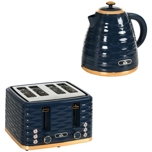Blue glossy kettle slice - kettle,