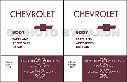 Chevy body parts book - chevy,