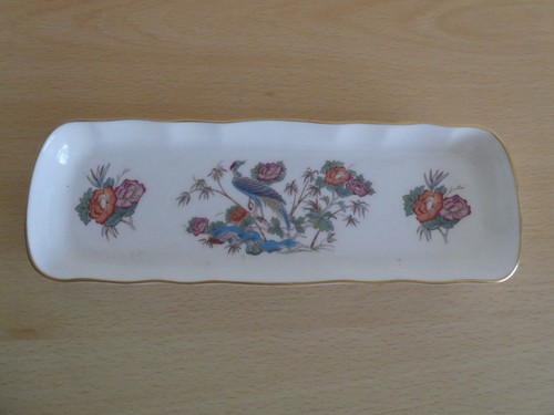 Wedgwood kutani crane trinket - kutani,