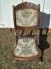 Antique VTG Folding Wood