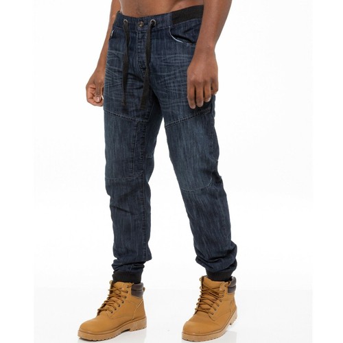 Enzo mens cuffed jeans - mens,