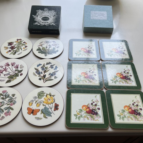 Two box sets coasters - box, of