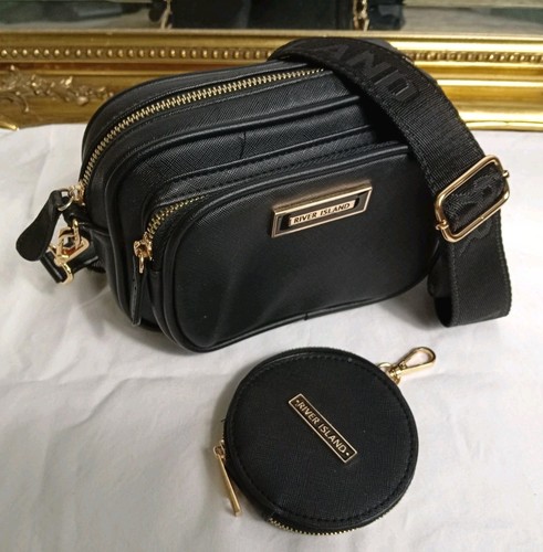 River island black double - island-,