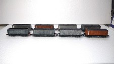 8X TPM Taylor N Gauge Kitbuilt Russell Coal Container Wagons. See Description.
