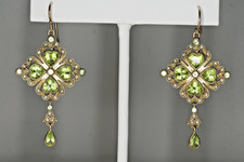 9K Gold Green Peridot with