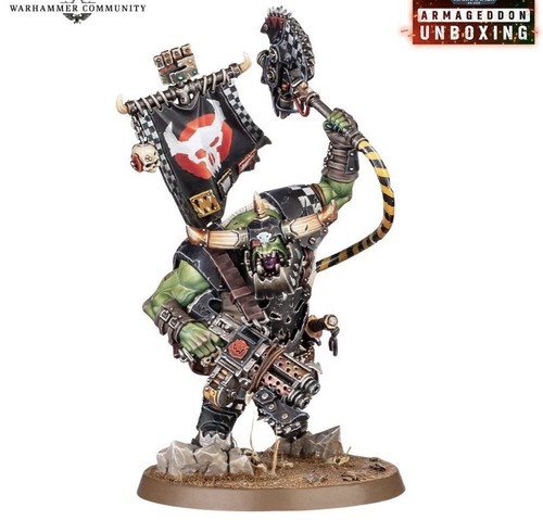 Ork warboss bnos - warboss, armageddon
