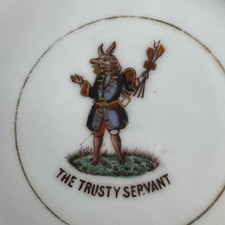 Winchester College “The Trusty Servant” Pierced Porcelain Plate Bohemia Payne