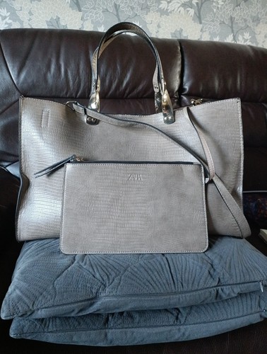 Zara large handbag with - handbag,