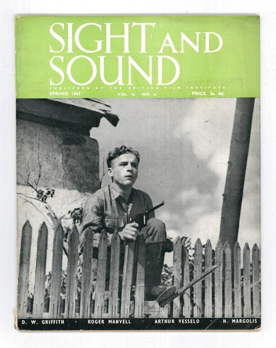 Sight and sound - sound, 1936