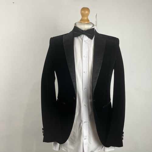 Moss velvet blazer - velvet, jacket