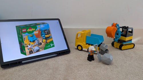 Lego duplo truck tracked - lego, &