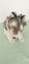 Dowman Imports For Leosco Wolf Husky Dog Soft Plush Toy Lifelike 