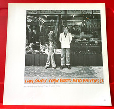 Ian Dury New Boots And Panties Album Cover Art PICTURE / PRINT 11.5" x 11"