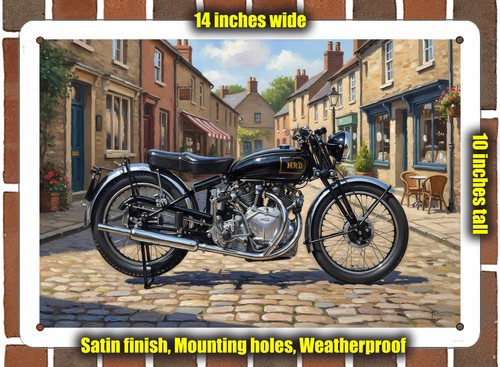 Metal sign 1947 vincent - sign,