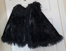 Antique Victorian Black Cape
