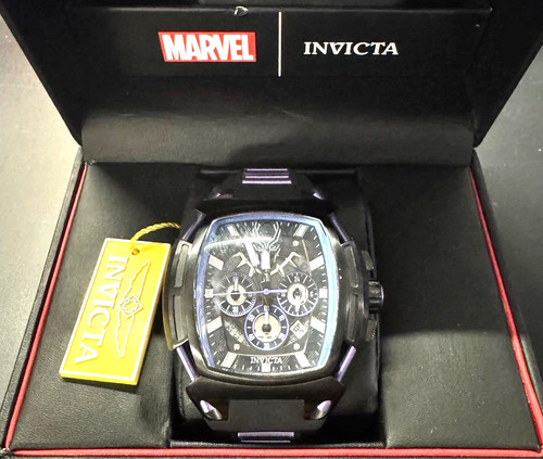 Invicta marvel black panther - black,