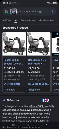 Rascal 388xl wheel mobility - 388xl, 4-wheel