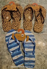 3x Pair Of Beach Flip Flops -